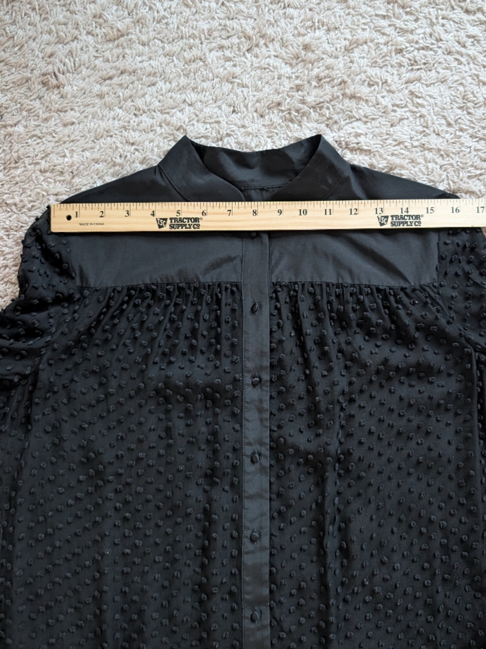 Agent Provocateur Black Silk-Blend Swiss Dot Shirt Dress - Picture 9 of 12